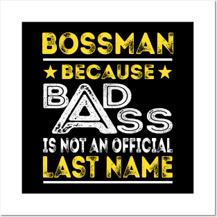 BOSSMAN Posters and Art